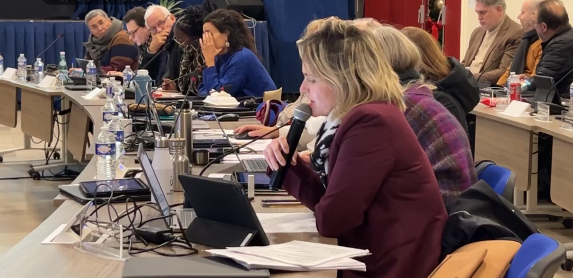 Magalie Thibault intervient au Conseil Municipal decembre 2025
