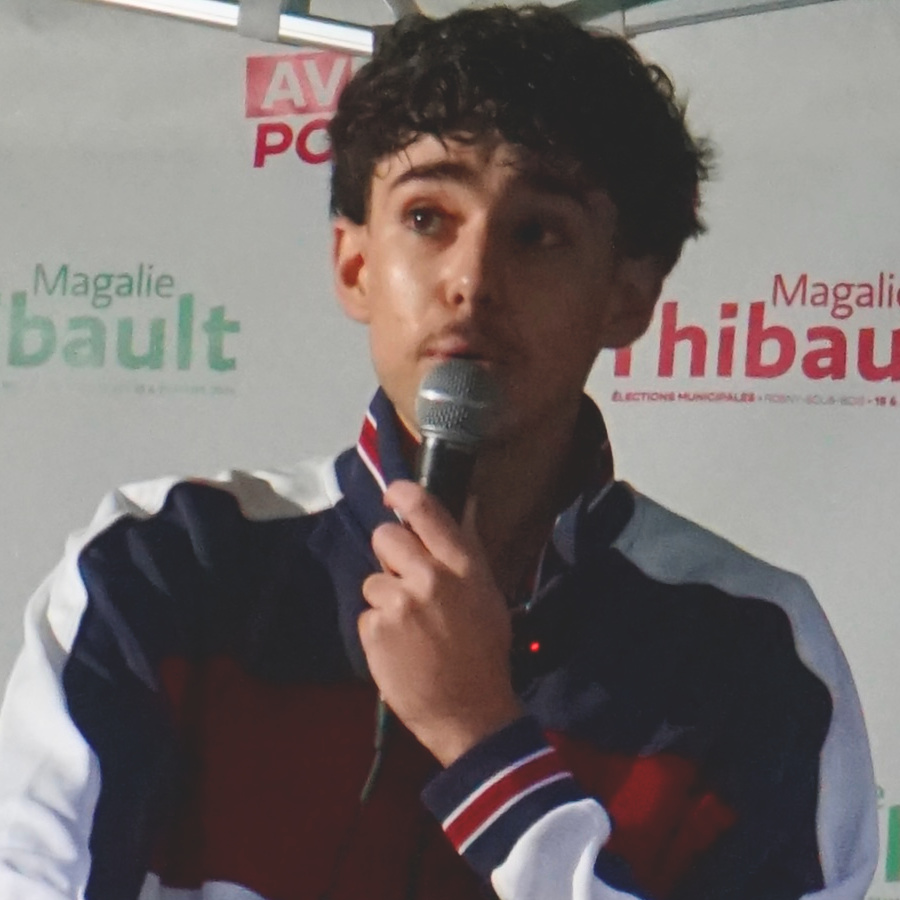 Nahel soutient Magalie Thibault aux élections municipales de Rosny sous Bois